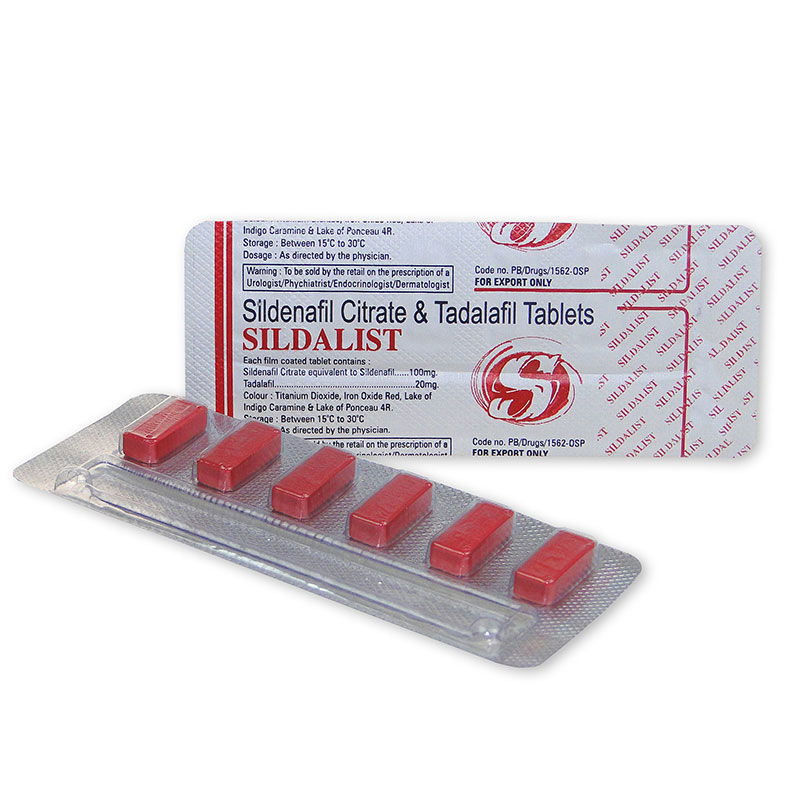 Sildalist | Sildenafil Citrate & Tadalafil |